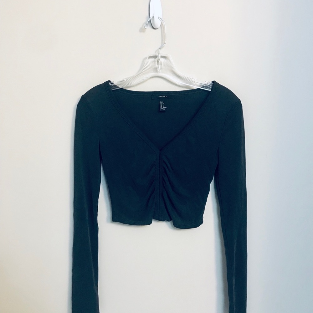 Long Sleeve Crop Top